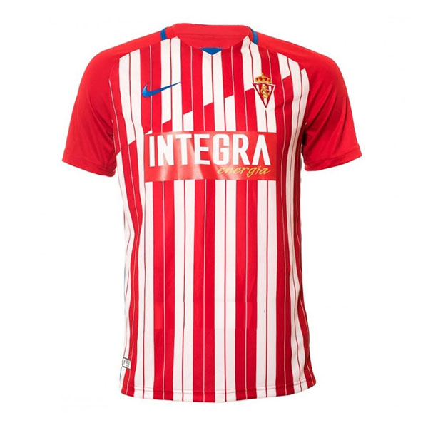 Tailandia Camiseta Real Sporting de Gijón Replica Primera Ropa 2020/21